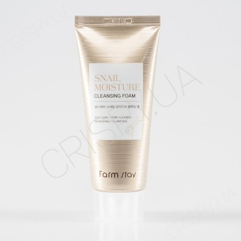 Пінка для вмивання з равликом FARMSTAY Snail Moisture Cleansing Foam - 100 мл