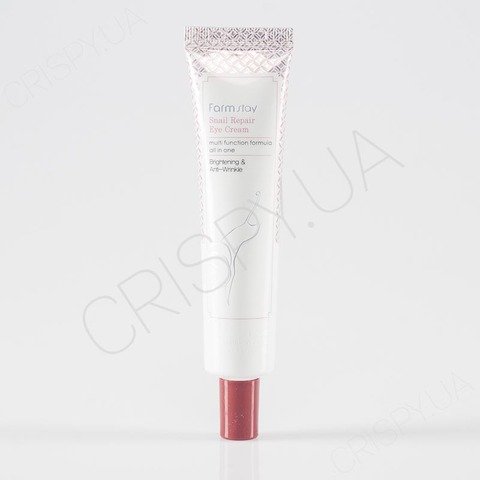 Крем для очей з равликом FARMSTAY SNAIL REPAIR EYE CREAM - 40 мл