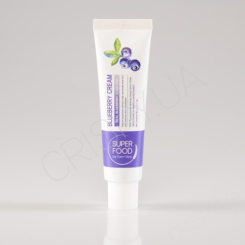 Крем для обличчя з лохиною FARMSTAY SUPERFOOD BLUEBERRY CREAM - 60 г