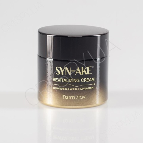 Крем для обличчя зі зміїною отрутою та равликом для обличчя FARMSTAY SYN-AKE REVITALIZING CREAM - 80 г
