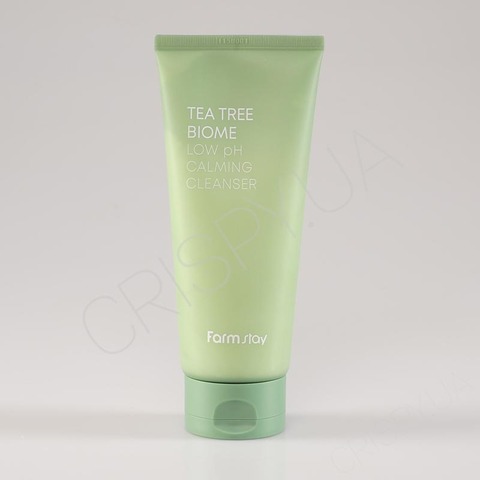 Пінка для вмивання з низьким pH Farm Stay Tea Tree Biome Low pH Calming Cleanser - 180 мл