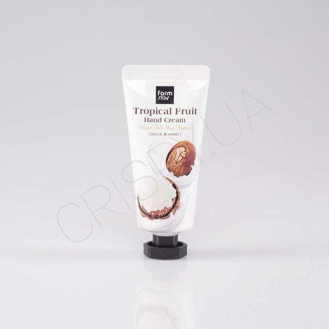 Крем для рук з каріте FARMSTAY TROPICAL FRUIT HAND CREAM MOIST FULL SHEA BUTTER - 50 г