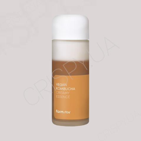 Есенція для обличчя FARMSTAY VEGAN KOMBUCHA CREAMY ESSENCE - 140 мл