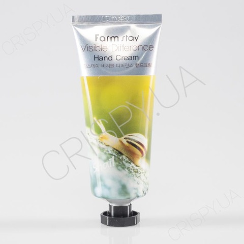 Слимачний крем для рук FARMSTAY VISIBLE DIFFERENCE HAND CREAM SNAIL - 100 мл