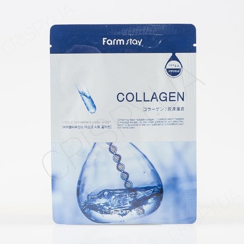 Тканинна маска з колагеном FARMSTAY VISIBLE DIFFERENCE MASK SHEET COLLAGEN - 23 мл