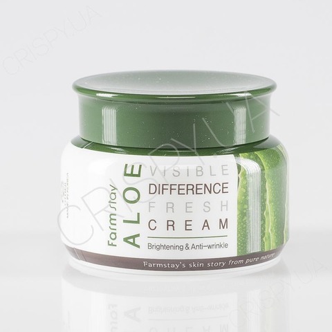 Заспокійливий крем для обличчя з алое FARMSTAY VISIBLE DIFFERENCE MOISTURE CREAM ALOE - 100 мл