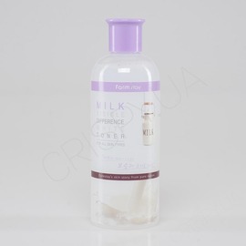 Тонер для обличчя з молочними протеїнами FARMSTAY VISIBLE DIFFERENCE MOISTURE TONER MILK - 350 мл (модель:3308) Тонер для обличчя з молочними протеїнами FARMSTAY VISIBLE DIFFERENCE MOISTURE TONER MILK - 350 мл