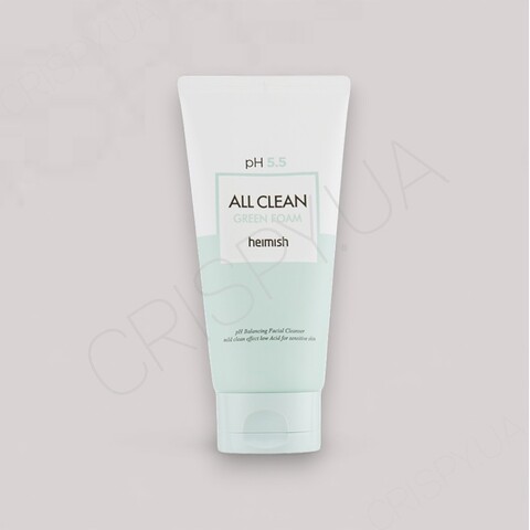 Очищувальна пінка для обличчя Heimish All Clean Green Foam pH 5.5 - 150 г