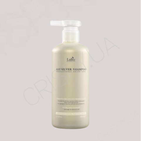 Шампунь для нейтралізації жовтого відтінку волосся Lador Ash Silver Shampoo - 300 мл