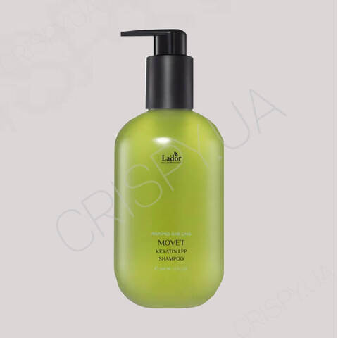 Парфумований безсульфатний протеїновий шампунь LADOR KERATIN LPP SHAMPOO (MOVET) - 350 мл 