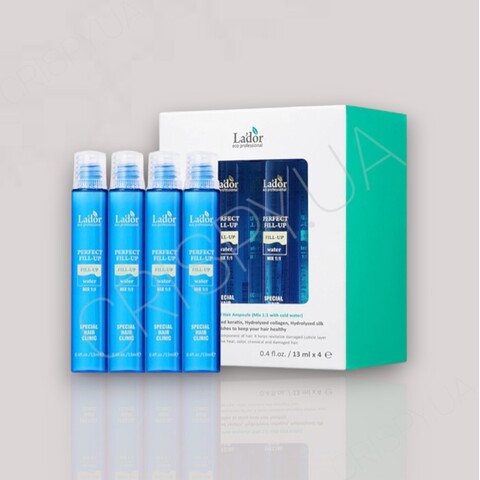 Набір філерів для волосся з ефектом ламінування LADOR PERFECT HAIR FILL-UP - 4*13 мл