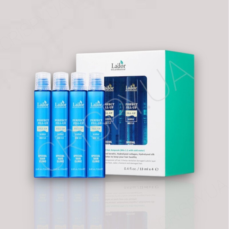 Набір філерів для волосся з ефектом ламінування LADOR PERFECT HAIR FILL-UP - 4*13 мл - Фото №2