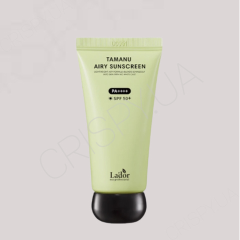Легкий сонцезахисний крем Lador Tamanu Airy Sunscreen SPF 50+ PA++++ - 50 мл