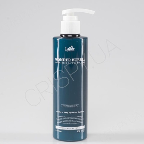 Пептидний шампунь для об'єму та гладкості локонів LADOR WONDER BUBBLE SHAMPOO - 250 мл