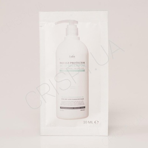 Пробник шампуню для завитого та фарбованого волосся LADOR Damaged Protector Acid shampoo
