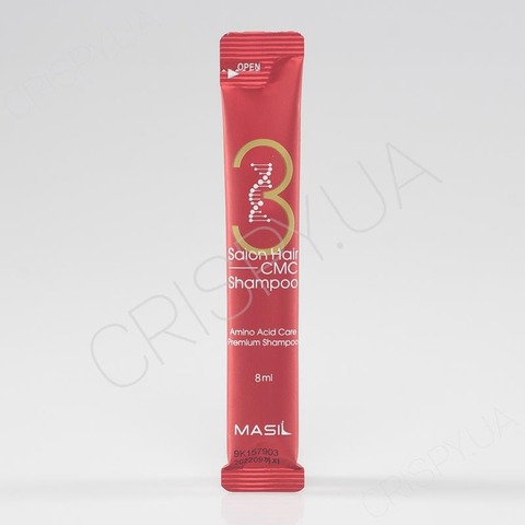 Пробник шампуню з амінокислотами Masil 3 Salon Hair CMC Shampoo - 8 мл