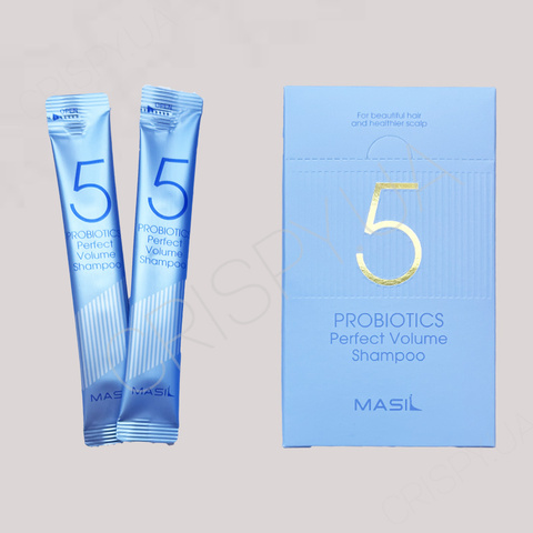 Набір міні-версій шампуню для об'єму волосся з пробіотиками MASIL 5 PROBIOTICS PERFECT VOLUME SHAMPOO - 8 мл * 20 шт