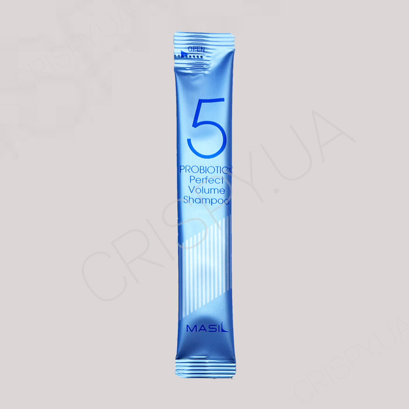 Пробник шампуню для об'єму волосся з пробіотиками MASIL 5 PROBIOTICS PERFECT VOLUME SHAMPOO - 8 мл - Фото №2