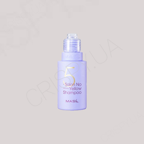 Низькокислотний шампунь для блондинок MASIL 5 SALON NO YELLOW SHAMPOO - 50 мл