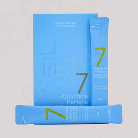 Парфумований гель для душу з церамідами MASIL 7 CERAMIDE PERFUME SHOWER GEL (BABY POWDER) - 8 мл * 20 шт (модель:6358) Парфумований гель для душу з церамідами MASIL 7 CERAMIDE PERFUME SHOWER GEL (BABY POWDER) - 8 мл * 20 шт