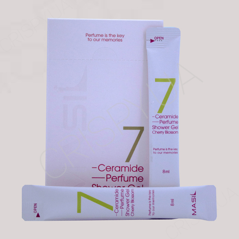 Парфумований гель для душу з церамідами MASIL 7 CERAMIDE PERFUME SHOWER GEL (CHERRY BLOSSOM) - 8 мл * 20 шт
