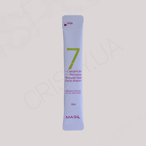 Пробник парфумованого геля для душу з церамідами MASIL 7 CERAMIDE PERFUME SHOWER GEL (CHERRY BLOSSOM) - 8 мл 