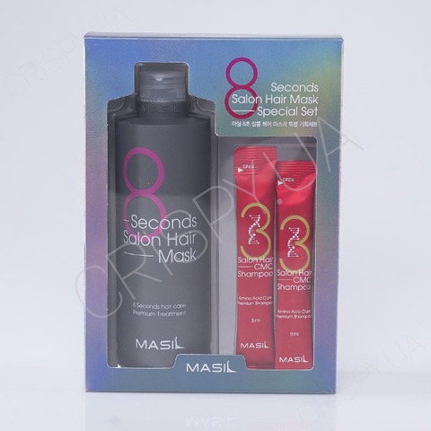 Маска та шампунь для волосся (набір) Masil 8 Seconds Salon Hair Set - 350 мл+2*8 мл