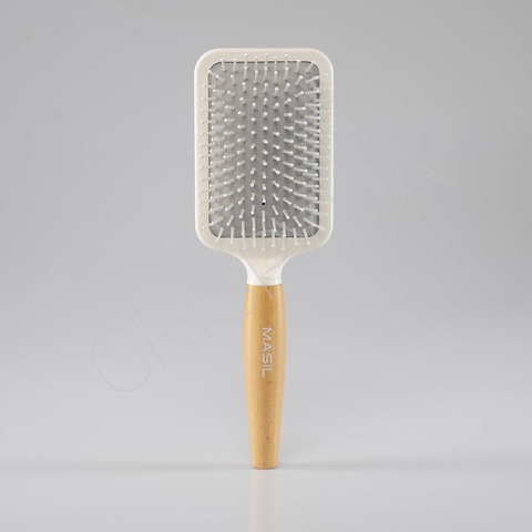 Щітка-гребінець для волосся MASIL WOODEN PADDLE BRUSH - 1 шт.