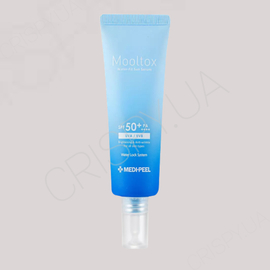 Ультразволожуюча сонцезахисна сироватка для обличчя MEDI-PEEL AQUA MOOLTOX WATER-FIT SUN SERUM SPF 50+ PA++++ - 50 мл (модель:6917) Ультразволожуюча сонцезахисна сироватка для обличчя MEDI-PEEL AQUA MOOLTOX WATER-FIT SUN SERUM SPF 50+ PA++++ - 50 мл
