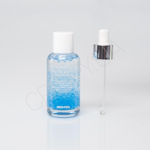 Зволожуюча антивікова сироватка для обличчя MEDI PEEL BLUE AQUA CALMING BALL AMPOULE - 50 мл