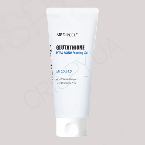 Гель-пінка для вмивання Medi-Peel GLUTATHIONE HYAL AQUA FOAMING GEL CLEANSER - 150 мл