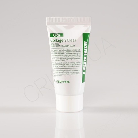 Мініатюра піни для чутливої шкіри Medi-Peel Green Cica Collagen Clear - 28 мл