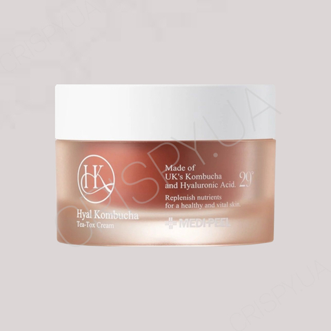 Зволожуючий ампульний крем з комбучею MEDI-PEEL HYAL KOMBUCHA TEA-TOX CREAM - 50 мл