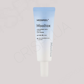 Сонцезахисний крем для обличчя Medi Peel Hyaluronic Acid Mooltox Air Fit Sun Cream SPF 50+ PA++++ - 50 мл (модель:6998) Сонцезахисний крем для обличчя Medi Peel Hyaluronic Acid Mooltox Air Fit Sun Cream SPF 50+ PA++++ - 50 мл