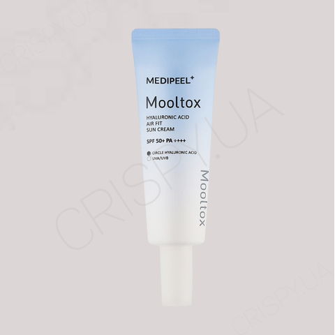 Сонцезахисний крем для обличчя Medi Peel Hyaluronic Acid Mooltox Air Fit Sun Cream SPF 50+ PA++++ - 50 мл