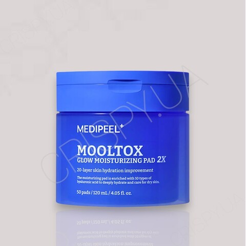 Зволожуючі пади для обличчя MEDI-PEEL Mooltox Glow Moisturizing Pad 2x - 50 шт