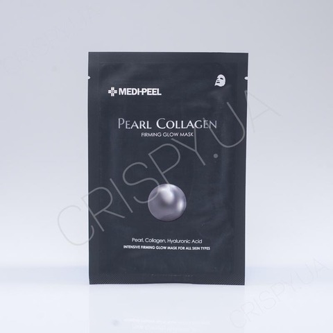 Тканинна маска з перлами та колагеном MEDI-PEEL Pearl Collagen Firming Glow Mask - 25 мл