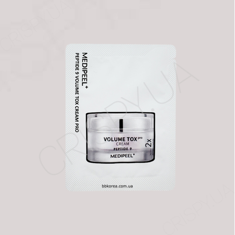 Пробник омолоджуючого крему для обличчя з пептидами та ектоїном MEDI-PEEL PEPTIDE VOLUME TOX CREAM PRO - 1,5 мл