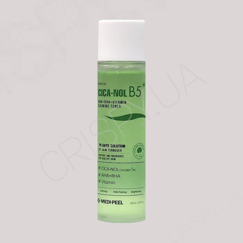 Відновлюючий тонік проти запалень MEDI PEEL PHYTO CICA-NOL B5 AHA BHA VITAMIN CALMING TONER - 150 мл