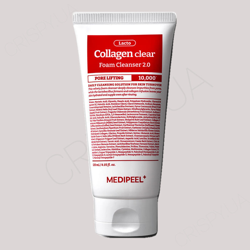 Пінка для обличчя з колагеном MEDI PEEL RED LACTO COLLAGEN CLEAR Foam Cleanser 2.0 - 120 мл - Фото №2