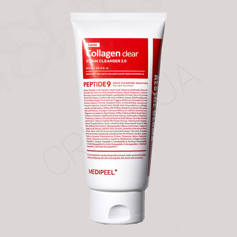 Пінка з колагеном MEDI PEEL RED LACTO COLLAGEN CLEAR Foam Cleanser 2.0 - 300 мл