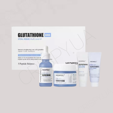Зволожуючий набір з глутатіоном MEDI-PEEL GLUTATHIONE HYAL AQUA MULTI CARE KIT - 4 предмети