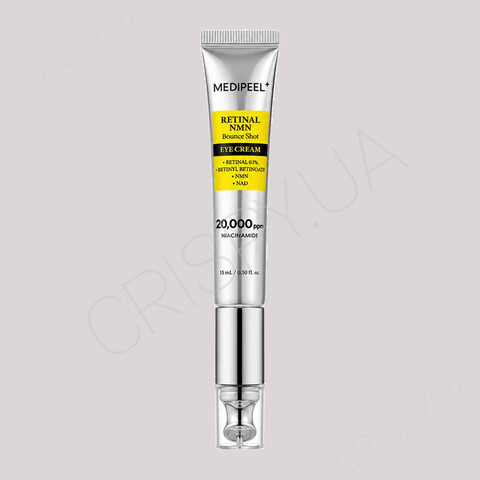 Антивіковий крем для очей MEDIPEEL RETINAL NMN BOUNCE SHOT EYE CREAM - 15 мл