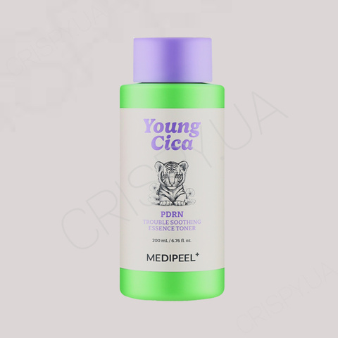 Тонер-есенція Medipeel Young Cica PDRN Trouble Soothing Essence Toner - 200 мл (модель:7338) Тонер-есенція Medipeel Young Cica PDRN Trouble Soothing Essence Toner - 200 мл