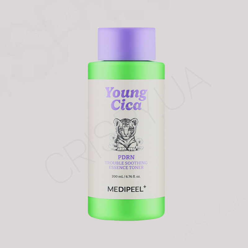 Тонер-есенція Medipeel Young Cica PDRN Trouble Soothing Essence Toner - 200 мл - Фото №2 Тонер-есенція Medipeel Young Cica PDRN Trouble Soothing Essence Toner - 200 мл - Фото №2