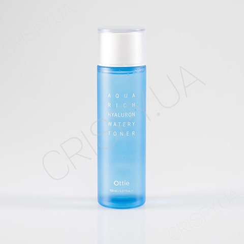Тонер із комплексом гіалуронової кислоти для обличчя Ottie Aqua Rich Hyaluron Watery Toner - 150 мл
