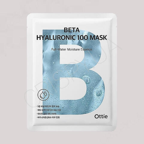 Тканинна маска для обличчя Ottie Beta Hyaluronic 100 Mask - 25 мл