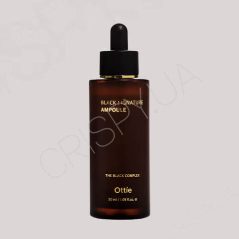 Ампульна сироватка з муцином равлики омолоджуюча Ottie Black Signature Ampoule - 50 мл