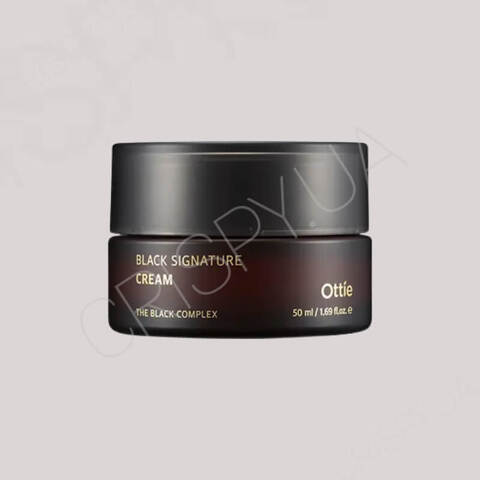 Крем для обличчя з муцином равлики омолоджуючий Ottie Black Signature Cream - 50 мл