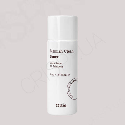 Міні-версія тонера для проблемної шкіри Ottie Blemish Clean Toner - 30 мл